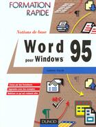 Couverture du livre « Frword Pour Windows 95 » de Isabelle Daude aux éditions Dunod