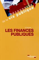 Couverture du livre « Les finances publiques (8e édition) » de Franck Waserman aux éditions Documentation Francaise