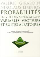 Couverture du livre « Cours et exercices de probabilités L3 t.1 » de Girardin/Limnios aux éditions De Boeck Superieur