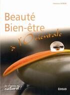 Couverture du livre « Beauté bien-être à l'orientale » de Vanessa Sitbon aux éditions Edisud