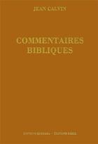 Couverture du livre « Les actes des apotres - commentaires bibliques » de Jean Calvin aux éditions Kerygma