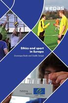 Couverture du livre « Ethics and sport in Europe » de  aux éditions Conseil De L'europe