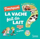 Couverture du livre « Explique-moi pourquoi la vache fait du lait ? » de Magali Clavelet aux éditions Larousse
