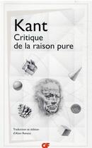 Couverture du livre « Critique de la raison pure » de Emmanuel Kant aux éditions Flammarion