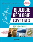 Couverture du livre « Biologie et geologie tout en fiches - bcpst 1 et 2 - 2e ed. » de Perrier/Beaux/Peycru aux éditions Dunod