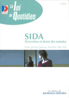 Couverture du livre « Sida ; prevention et droits des malades » de  aux éditions Documentation Francaise