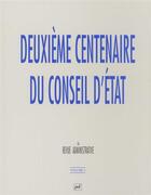 Couverture du livre « Deuxieme centenaire du conseil d'etat - volumes 1 et 2 » de Monnier/Francois aux éditions Puf