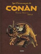 Couverture du livre « Les chroniques de Conan : Intégrale vol.5 : 1978 t.1 » de John Buscema et Roy Thomas aux éditions Panini