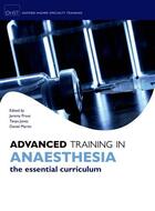 Couverture du livre « Advanced Training in Anaesthesia » de Jeremy Prout aux éditions Oup Oxford