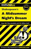 Couverture du livre « CliffsNotes on Shakespeare146;s A Midsummer Night146;s Dream » de Jacobson Karin aux éditions Houghton Mifflin Harcourt