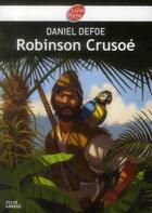 Couverture du livre « Robinson Crusoé » de Daniel Defoe aux éditions Le Livre De Poche Jeunesse