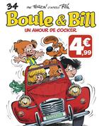 Couverture du livre « Boule & Bill t.34 ; un amour de cocker » de Laurent Verron aux éditions Boule Et Bill
