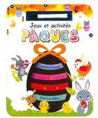 Couverture du livre « Jeux et activites paques j'ecris j'efface » de  aux éditions Piccolia