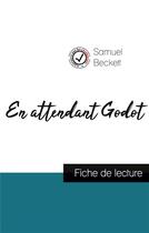 Couverture du livre « En attendant Godot, de Samuel Beckett ; fiche de lecture » de  aux éditions Comprendre La Litterature