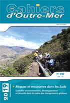 Couverture du livre « Risques et ressources dans les suds. - concilier environnement, developpement et securite dans le ca » de Maupin-Buskin/Lavie aux éditions Pu De Bordeaux