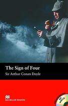 Couverture du livre « The sign of four (intermediate) » de Arthur Conan Doyle aux éditions Macmillan Education
