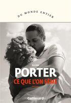 Couverture du livre « Ce que l'on sème » de Regina Porter aux éditions Gallimard
