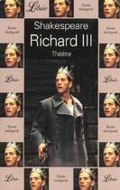 Couverture du livre « Richard iii » de William Shakespeare aux éditions J'ai Lu