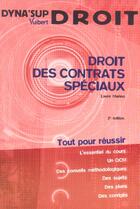Couverture du livre « Droit Des Contrats Speciaux » de Laure Marino aux éditions Vuibert