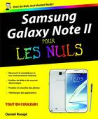 Couverture du livre « Samsung galaxy note II pour les nuls » de Daniel Rouge aux éditions First