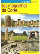 Couverture du livre « Les mégalithes de Corse » de Franck Leandri aux éditions Gisserot