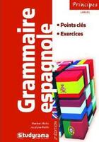 Couverture du livre « Grammaire espagnole (2e édition) » de Maribel Molio et Jocelyne Reith aux éditions Studyrama
