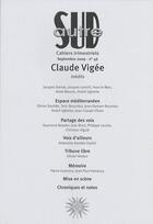 Couverture du livre « Claude Vigée » de  aux éditions Autres Temps