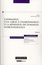 Couverture du livre « L'affirmation d'un 