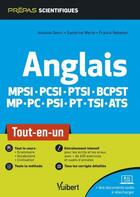 Couverture du livre « Anglais en classes préparatoires scientifiques ; MPSI PCSI PTSI BCPST MP PC PSI PT » de  aux éditions Vuibert