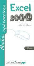 Couverture du livre « Excel 2000 » de Claude Terrier aux éditions Casteilla