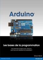 Couverture du livre « Arduino ; les bases de la programmation » de Simon Monk aux éditions Pearson