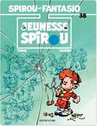 Couverture du livre « Spirou et Fantasio Tome 38 : la jeunesse de Spirou » de Tome et Janry aux éditions Dupuis