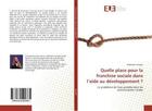 Couverture du livre « Quelle place pour la franchise sociale dans l'aide au developpement ? - le probleme de l'eau potable » de  aux éditions Editions Universitaires Europeennes