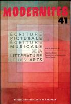 Couverture du livre « Écriture musicale et écriture picturale dans la littérature » de Bloch Beatrice/Lampr aux éditions Pu De Bordeaux