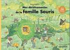 Couverture du livre « Mes décalcomanies famille Souris » de Kazuo Iwamura aux éditions Ecole Des Loisirs