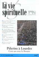 Couverture du livre « La vie spirituelle n 778 » de  aux éditions Cerf