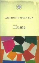 Couverture du livre « The Great Philosophers: Hume » de Anthony Quinton aux éditions Orion Digital