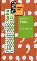 Couverture du livre « Les mots » de Jean-Paul Sartre aux éditions Folio