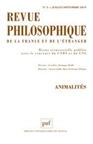 Couverture du livre « Revue philosophique 2019, t. 144(3) » de  aux éditions Puf