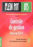 Couverture du livre « Controle de gestion processus 8 et 9 » de Langlois aux éditions Foucher