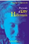Couverture du livre « Portrait d'etty hillesum » de Ingmar Granstedt aux éditions Desclee De Brouwer