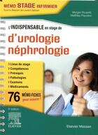 Couverture du livre « L'indispensable en stage d'urologie-néphrologie (3e édition) » de Morgan Roupret et Matthieu Peycelon aux éditions Elsevier-masson