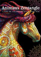 Couverture du livre « Animaux sauvages zentangle - livre de coloriage pour adulte - 50 dessins mandalas » de Cahier D'Activites aux éditions Books On Demand