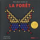 Couverture du livre « La forêt ; mon album sticker art » de  aux éditions Glenat Jeunesse