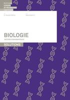 Couverture du livre « Biologie ; notions fondamentales SII solutions » de Dr Harald Kähler aux éditions Lep