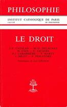 Couverture du livre « Le droit » de  aux éditions Beauchesne