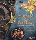 Couverture du livre « Du cacao au chocolat : l'épopée d'une gourmandise (3e édition) » de Michel Barel aux éditions Quae