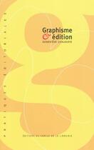 Couverture du livre « Graphisme & édition » de Genevieve Chaudoye aux éditions Electre