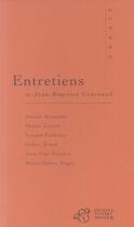 Couverture du livre « Entretiens, portraits d'auteur jeunesse » de Coursaud J-B. aux éditions Thierry Magnier