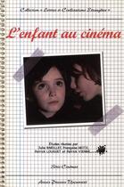 Couverture du livre « Enfant au cinéma » de  aux éditions Pu D'artois